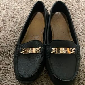 Vintage well worn coach ladies loafers